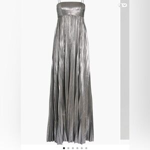 Retrofete Silver Maxi Dress